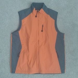 Izod PFX Zip Orange Fleece Vest